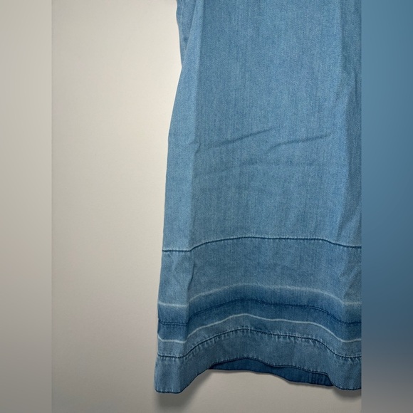 Calvin Klein Jeans Women's Denim T-Shirt Dress with Let Down‎ Hem Size Medium - Picture 4 of 7
